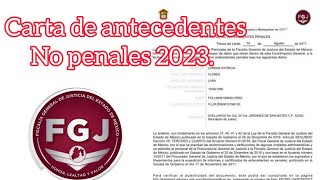 Como sacar tus antecedentes no penales por primera vez desde tu celular 2023 [upl. by Tena]