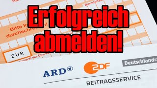 So zahlt ihr keine Zwangsgebühren mehr GEZ amp Rundfunkbeitrag abmelden [upl. by Budwig760]