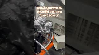 Moto Deluxe  Remapeamento em dinamômetro com Tuning Dongle [upl. by Nnahgiel]