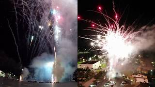 2018 4th of July Fireworks Show  with Drone [upl. by Ziagos773]