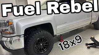 Fuel Rebel 18x9 Wheels 28565r18 33quot Tires Project Truck Gets Upgraded Wheels and Tires [upl. by Jemmie419]