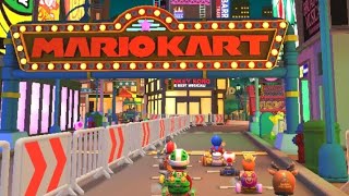 MarioKart TourCopa MiiVisita a Nueva York 4XGameplay [upl. by Ahsekad]