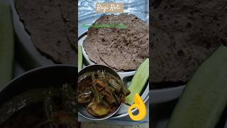 Ragi Roti Lunch thali millet healthy [upl. by Johnette]