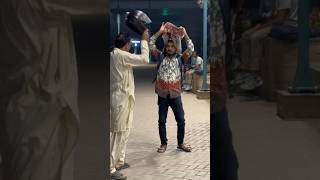 Helmet wrapping prank🤣🤣Angry chacha jee😡😡 shortvideo funny prank viralvideo comedy india [upl. by Evelin]