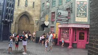 Tour of Diagon Alley Universal Studios KnockTurn Alley included 👻 🕷️ [upl. by Ahsian22]