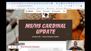 October 9th Necedah MSHS Update [upl. by Brok613]