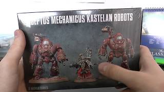 Warhammer 40k Adeptus Mechanicus Kastelan Robots Unboxing [upl. by Crosley101]