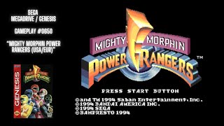 Mighty Morphin Power Rangers USAEUR Megadrive  Genesis  Gameplay 0650 [upl. by Kippar]