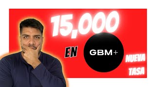 Smart Cash Baja TASA  ¿Cuánto gano al invertir 15000 en GBM invertir gbm [upl. by Yob805]