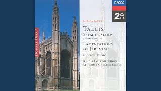 Tallis Lamentations of Jeremiah I [upl. by Lucic]