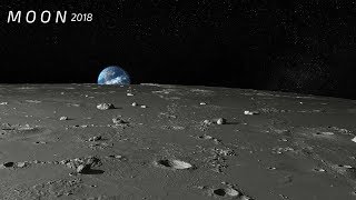 Moon  Close Up View  Real Sound HD [upl. by Rehpretsirhc]