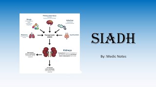 SIADH  causes pathophysiology symptoms investigation treatment [upl. by Sotnas]