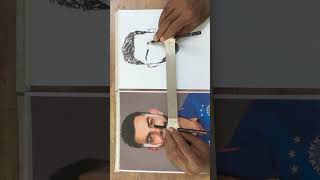 Virat Kohli portraitkohli shorts cricket viratviratkohli cricketlover yt [upl. by Inalaehon]