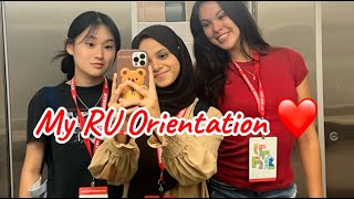 🎉🩵Orientation at Rutgers  Maryam to study Computer Science Honors at Prestigious Rutgers University [upl. by Eicnahc656]