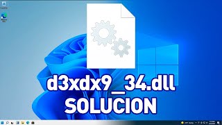 d3dx934Dll Error SOLUCION Windows 10  11 [upl. by Eidahs]