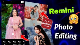 Remini New Update Photo Editing In Just One Click  Trending Photo Color Grading Tutorial [upl. by Eleen583]