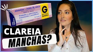 Pomada NISTATINA  ÓXIDO DE ZINCO no rosto Pode ser usada para clarear a pele [upl. by Huei]