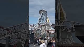 Yes or no is this an inversion  Icon Blackpool Pleasure Beach  Mack Rides Multilaunch Coaster [upl. by Assille]