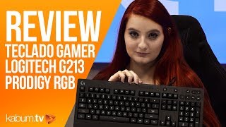 Logitech G213 Prodigy o TECLADO GAMER RGB pra quem quer começar bem [upl. by Assetniuq351]