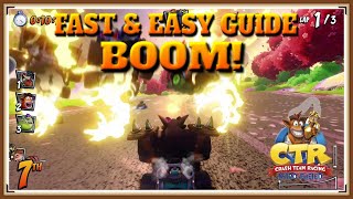 Crash Team Racing Nitro Fueled  BOOM Trophy  Achievement Guide [upl. by Niggem510]