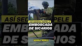 😱 ¡Así Repelen la EMBOSCADA los SOLDADOS MEXICANOS 😱 “De Sicarios”🇲🇽☠️shorts mexico military [upl. by Eirelav718]