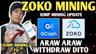 ZOKO MINING 1200 PESOS INCOME  JUMP MINING TO ZOKO MINING  7 MONTHS NA TO 😍 [upl. by Jonis149]