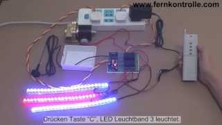 4CH Potentialfrei Empfänger mit Fernbedienung für Elektromagnetventil 220V Relais Funkschalter [upl. by Tila]