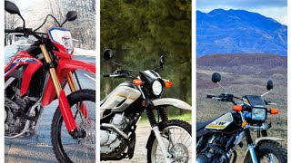 TW200 vs XT250 vs CRF300L Owner ComparisonDetailsOpinions [upl. by Durkee182]