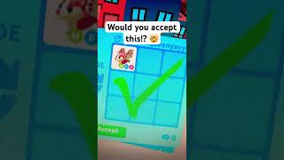 Would You Accept A MEGA STRAWBERRY BAT DRAGON For This  adoptme viral adoptmetrades [upl. by Urbani]