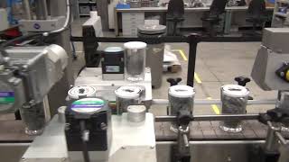 Combi Labelling system for jars  TopampSeal  SideampWrap [upl. by Larkins]