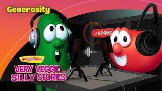 Generosity  Very Veggie Silly Stories Podcast  S01 E13  VeggieTales [upl. by Werra]