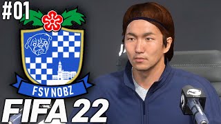 FIFA 22 CREATE A CLUB CAREER MODE FSV NOBZ 01 [upl. by Lerrud]