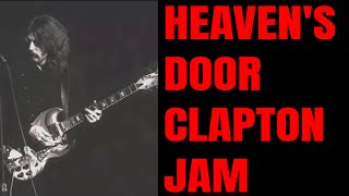 Knocking on Heavens Door Clapton Style Jam Track G Major [upl. by Masuh487]