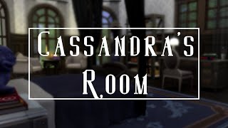 Giving Cassandra Goth the room she deserves  The Sims 4 Room Flip [upl. by Yralam]