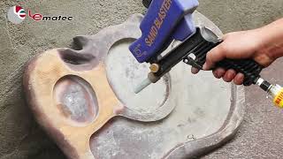 Restoring Reclaimed Wood to Perfection The Lematec Air Sandblaster Gun in Action [upl. by Eednyl]