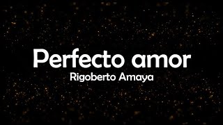 Perfecto Amor  Rigoberto Amaya  Letra [upl. by Ihtraa]