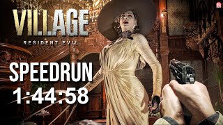 RESIDENT EVIL VILLAGE  SPEEDRUN  NG 144´58quot  Modo de Dificuldade Padrão  PS5 [upl. by Lyrrehs476]