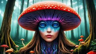 Psytrance  Mushroom Trip  Trippy Animation 🍄 Psychedelic Trance mix 2024 AI Graphic Visuals [upl. by Kciderf]