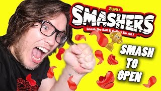 Smashing Open 32 Smashers Toy Capsules [upl. by Drofnil552]