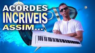 COMO FAZER ACORDES DISSONANTES INCRIVEIS FACIL NO TECLADO RAFA LEYTAO [upl. by Roberson301]