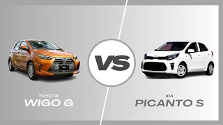 Toyota Wigo G Vs KIA Picanto S [upl. by Eerb]