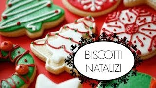 BISCOTTI DI NATALE CON GLASSA COLORATA [upl. by Gujral]