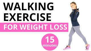 WALK AT HOME  WALKING EXERCISE FOR WEIGHT LOSS  NO EQUIPMENT SUITABLE FOR BEGINNERS [upl. by Ognimod]