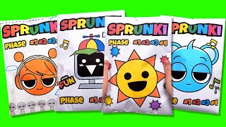 SPRUNKI Blind Bag MrSun MrFun Computer Sky Oren  ASMR Phase 1vs2vs3vs4 squishy [upl. by Danete602]