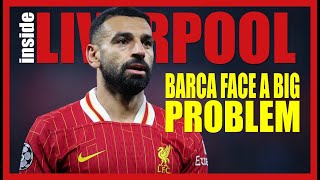 BARCELONA ALREADY FACE BIG PROBLEM IN SIGNING LIVERPOOL’S MOHAMED SALAH NEXT SUMMER [upl. by Assitruc385]