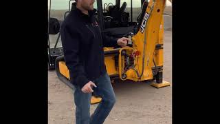 JCB 1CXT Mechanical Quick Hitch [upl. by Ainorev826]