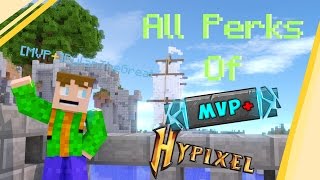 All Perks Of MVP On Hypixel 2017 [upl. by Drofwarc]