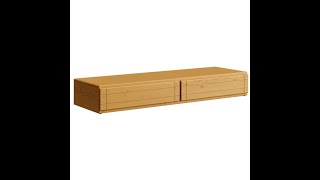 Solid Wood Under Bed Storage  Bunk Beds Canada [upl. by Edita]