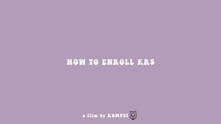 HOW TO  ENROLL KRS [upl. by Alebasi]