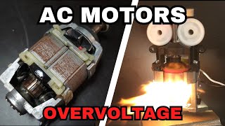 Overvolting AC Motors brushed With RPM measurment [upl. by Elyag]